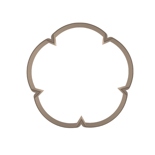 Keramik-Ausstecher Blüte  No. 10 modern
