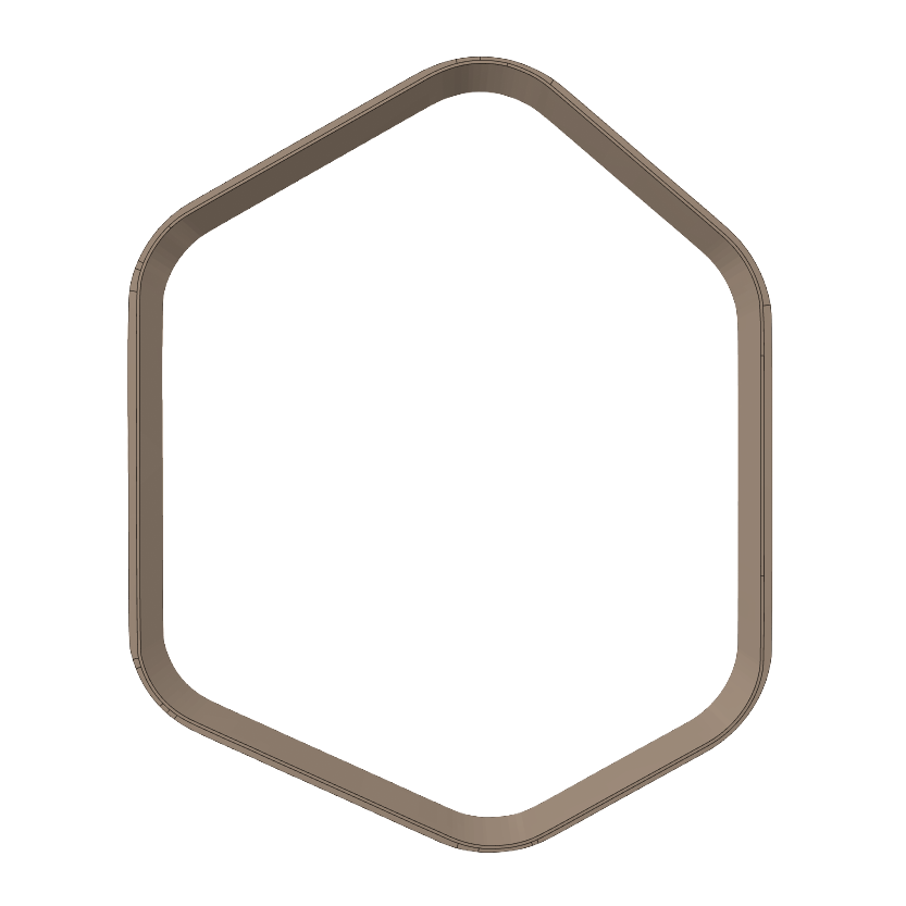 Keramik-Ausstecher geometrisch No. 5