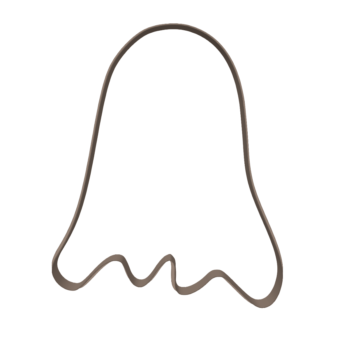 Keramik-Ausstecher Gespenst No. 4 | Halloween Clay Cutter für Ton & Töpfern