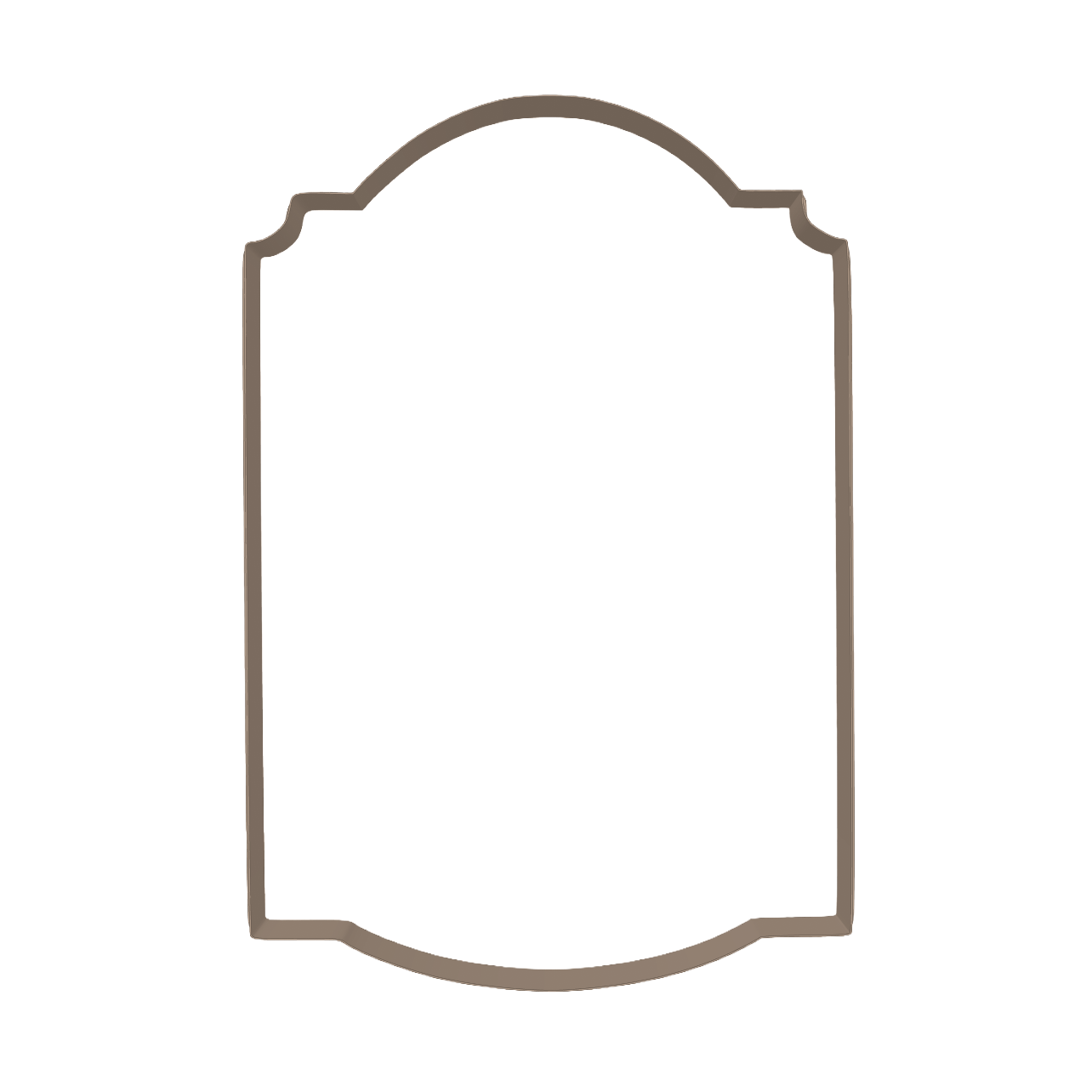 Keramik-Ausstecher Schild No.4