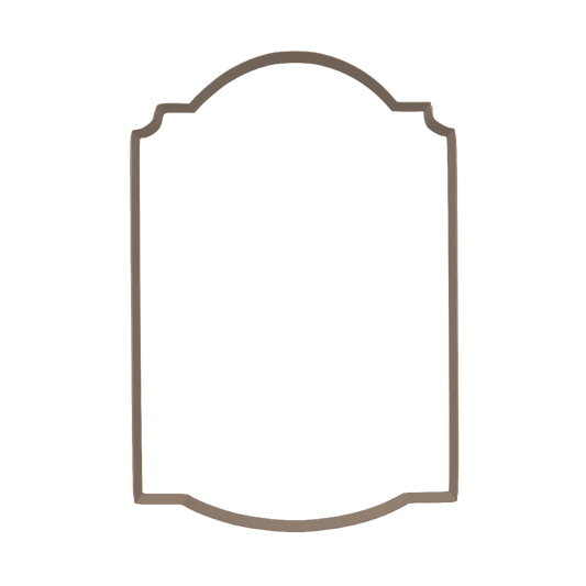 Keramik-Ausstecher Schild No.4