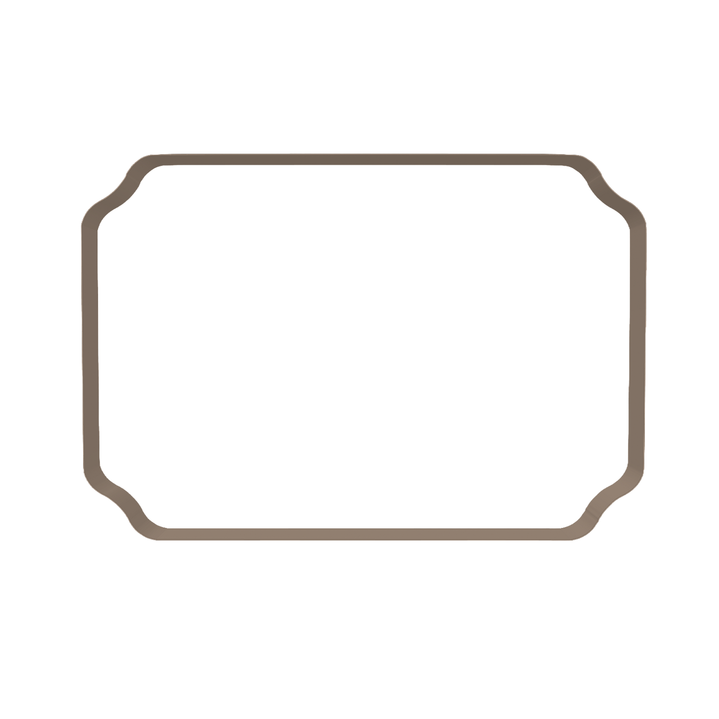 Keramik-Ausstecher Schild No.6