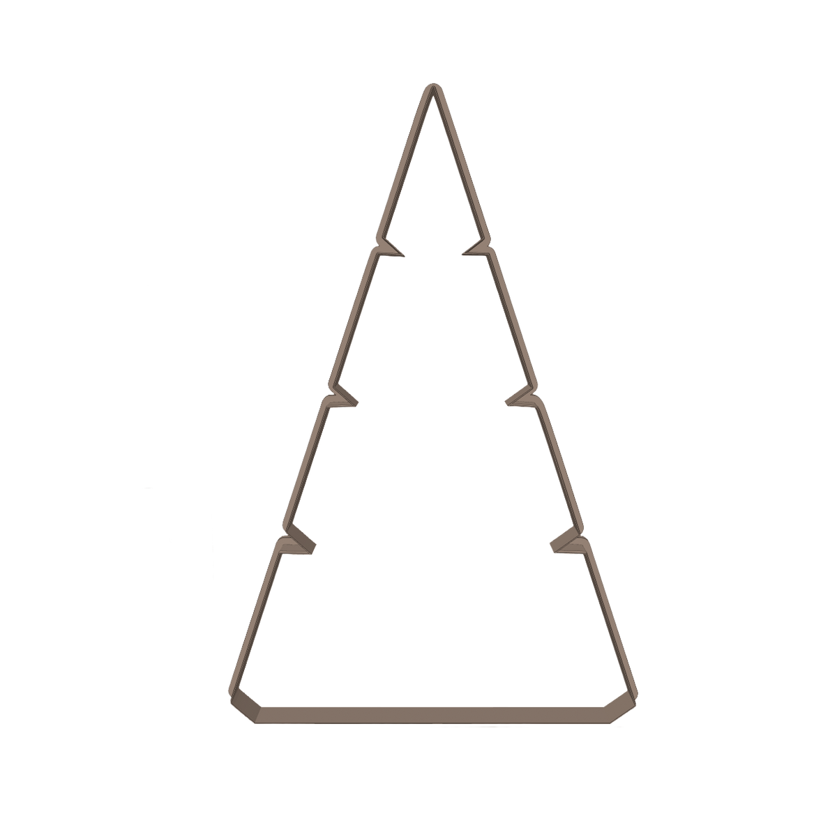 Ausstecher Tannenbaum für Weihachtsdeko aus Ton