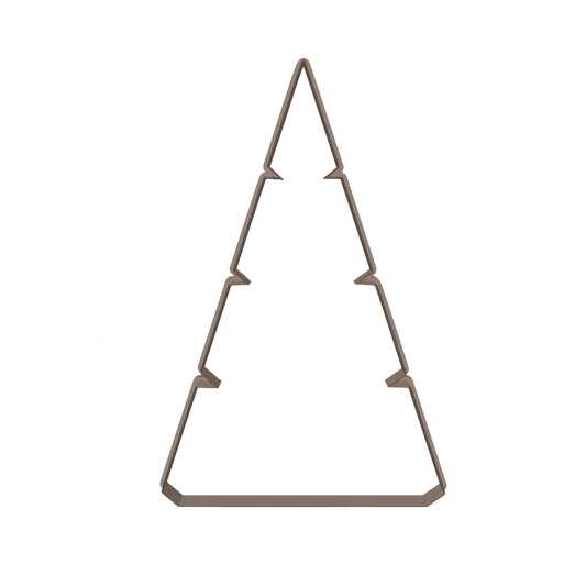 Ausstecher Tannenbaum für Weihachtsdeko aus Ton