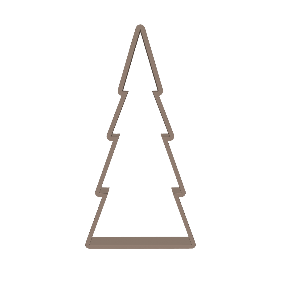 Weihnachtsbaum Ausstechform klassich mit spitzen