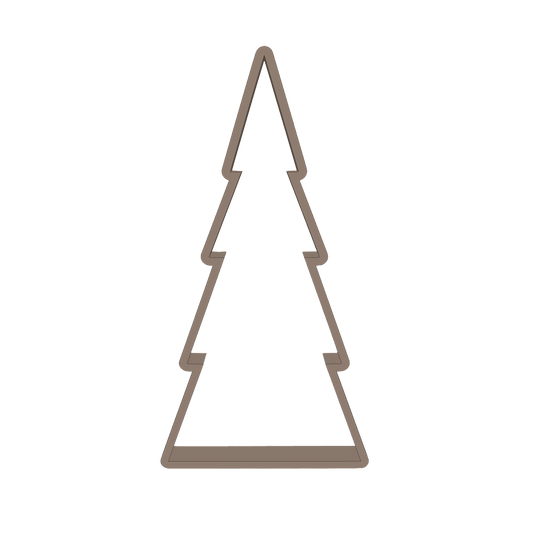 Weihnachtsbaum Ausstechform klassich mit spitzen