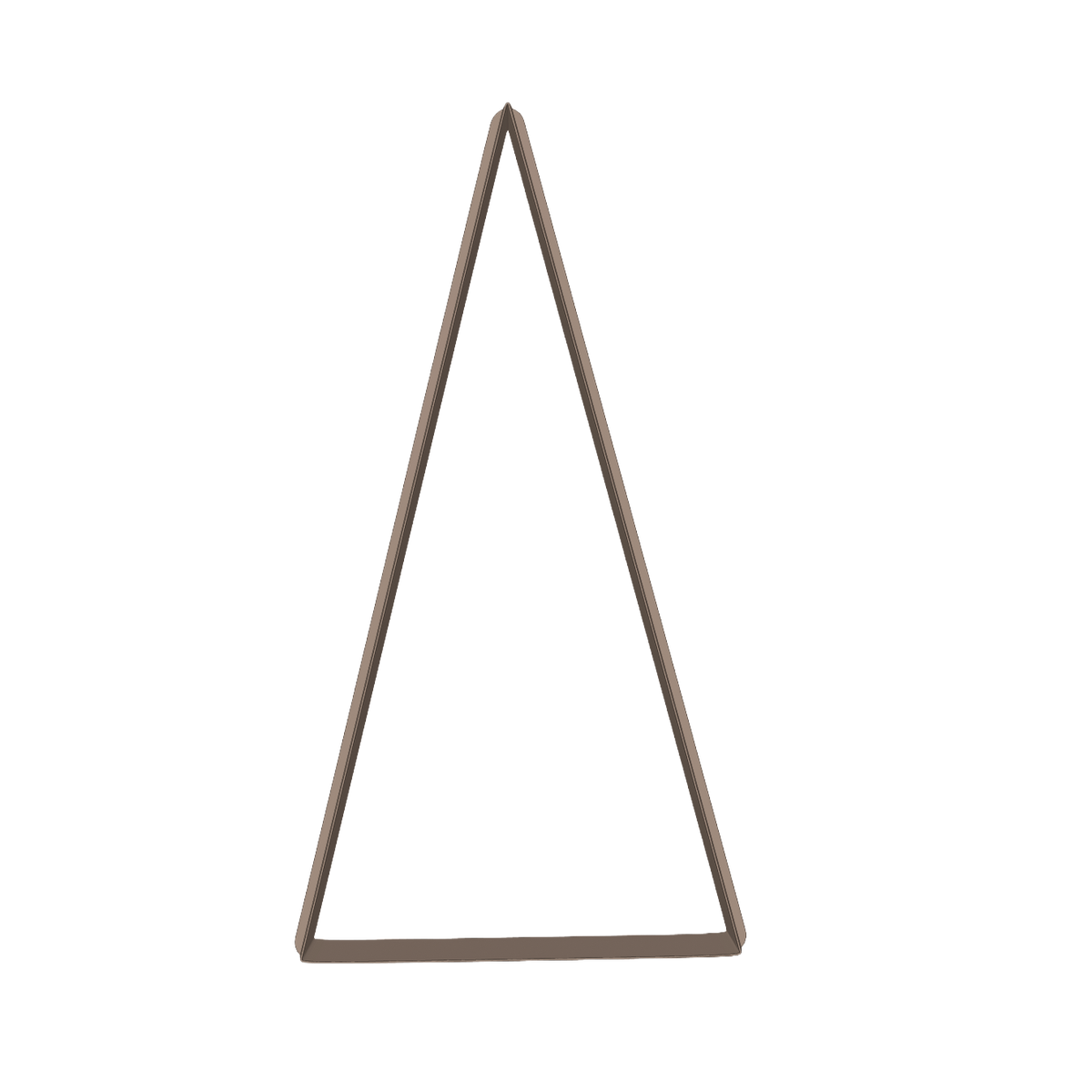 Abstrakter Weihnachtsbaum Ausstecher Schablone schlicht