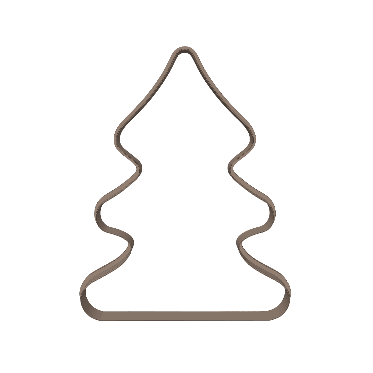 Besonderer Ausstecher Weihnachtsbaum Motiv zum Töpfern für Keramik