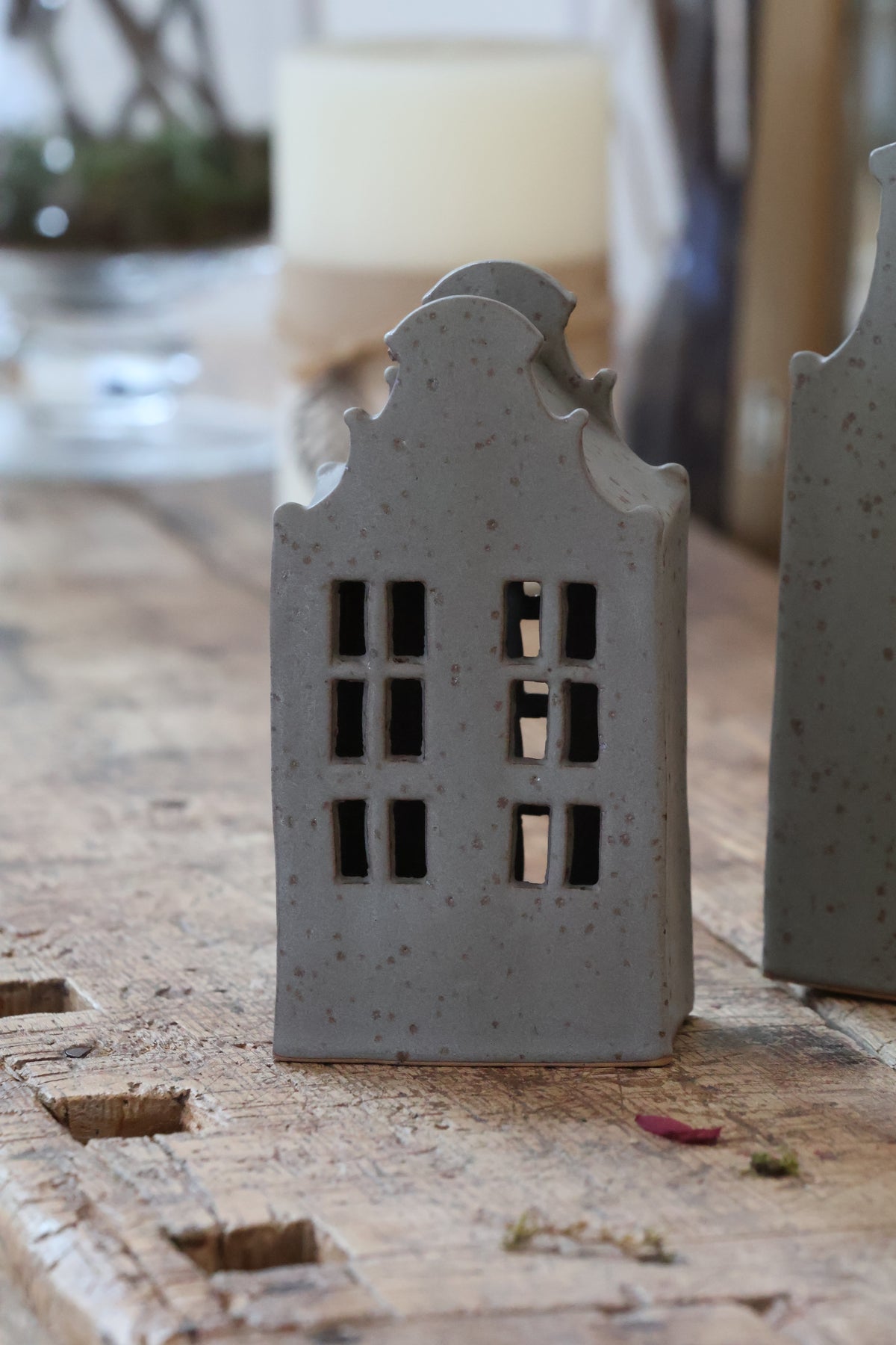 Keramik Ausstecher Lichthaus No. 8 Altstadtgiebel – Ausstechform für Lichthäuser aus Ton & Keramik